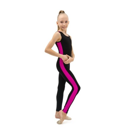 Combines for gymnastics and dancing Grace Dance, p. 30, black color/fuchsia-1