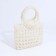 Bag-clate without fastening, white color