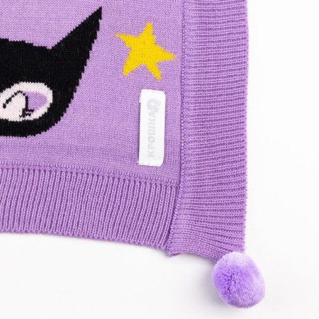 Knitted blanket "Baby I" Fantastic Girl, 90x90 cm-3