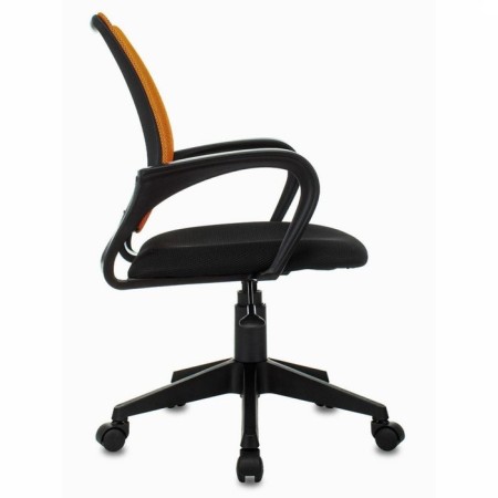 Office Office Brabix "Fly MG-396", with armrests, mesh, orange/black, 532084-1