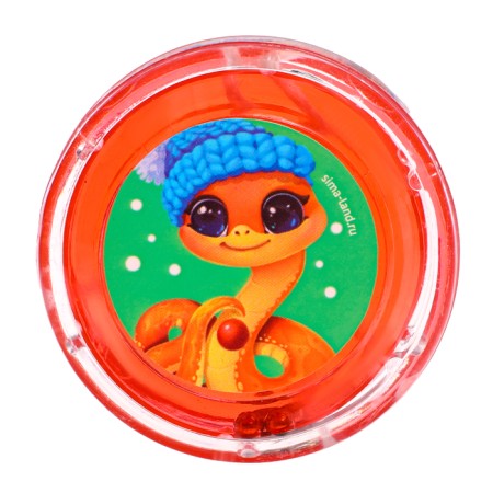 Yo-yo "Merry New Year" snake, d = 5.5 cm-3