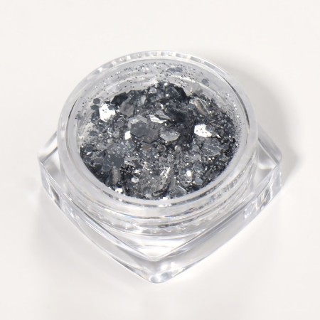 Sparkles for decor, large/small, silver color-4