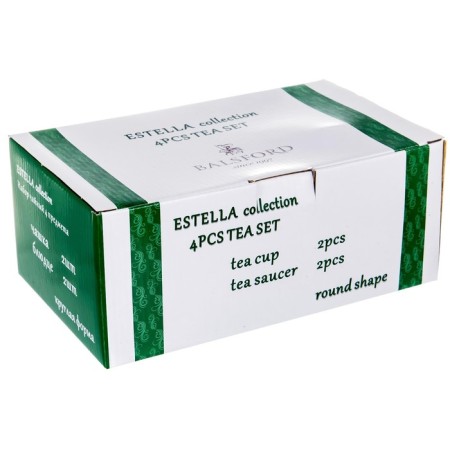 Tea set of Balsford Estella, new bone porcelain, 240 ml, 4 items-4