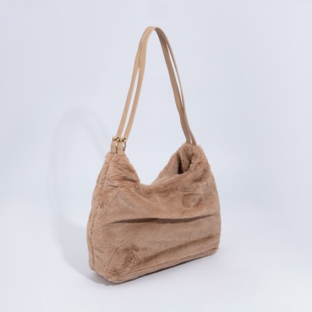 Love bag with lightning, brown color-1