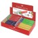 Eraser Faber-Castell Tri, triangular, 83 x 12.6 x 12.3 mm, plastic case, assorted