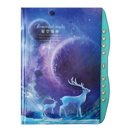 Notebook Gift Book on the castle, A6+, 48 sheets, Lunar Light line, mix-3
