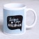 Sublimation mug "Good morning, handsome", 350 ml