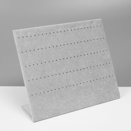 Earrings stand 60 pairs, 5 rows, 33*10*30 cm, gray color-2