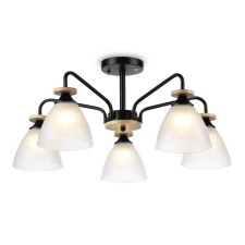 Suspended chandelier Ambrella Light, Modern, TR9571, 5HE27, Black Color