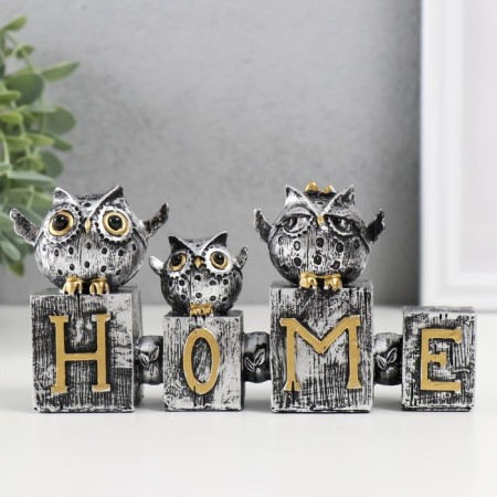 Souvenir Polystone "Three Essenes on the letters. House" 3.5x16x8 cm