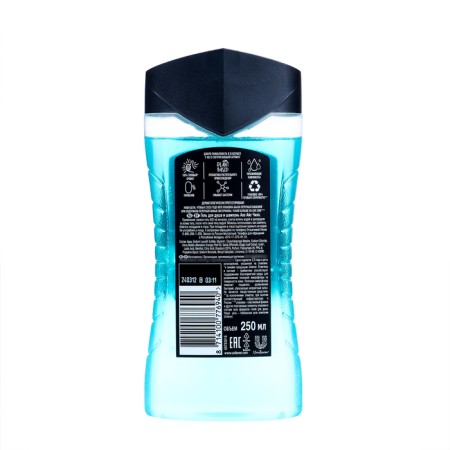 Shower gel 2 in 1 Axe Ice Chill, 250 ml-1