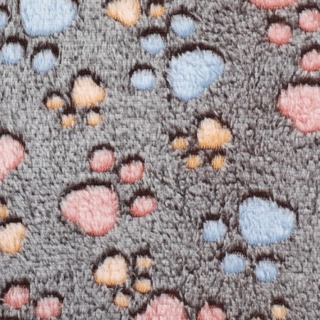 Animal blanket "With Love", 104 x 72 cm, gray-6