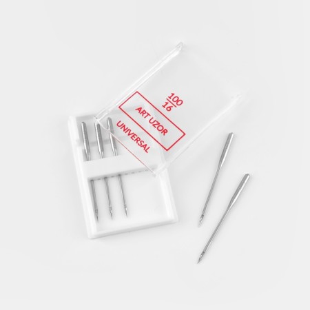 Needles for household sewing machines, universal, No. 100/16, 5 pcs-1