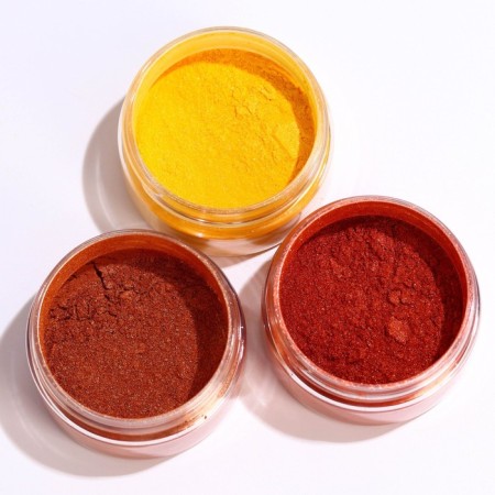Konfinetta Kandurin set: gold, copper, red, 15 g (3 pcs x 5 g).-1
