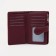 Women's wallet on a magnet, burgundy color