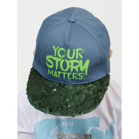 Cap for boys, size 48-50, cm, color gray color-2