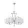 Chandelier 6591213/5 E27 40W chrome 58x58x70 cm Bayerlux