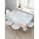 Tables on the table "Flower dreams", rectangular, Saten, size 120x145 cm