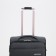 Small suitcase 24 "On the zipper, code castle, with extension, the color is gray