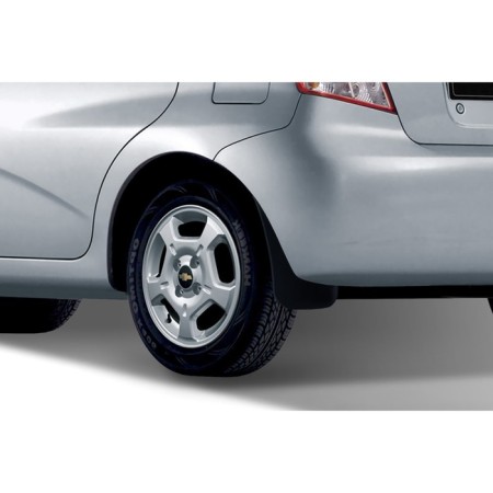Spray-headed rear Chevrolet Aveo, 2012-2014, 2014-2016 hatchback 2 pcs (polyurethane)-4
