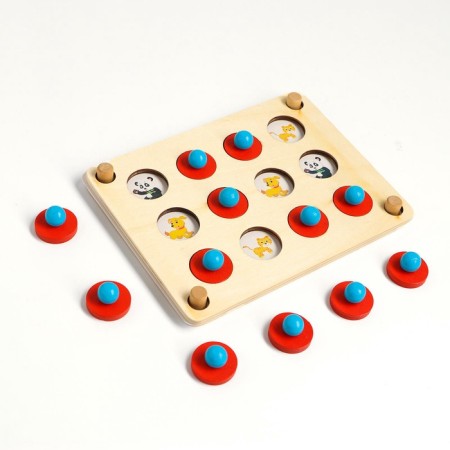 Children's developing game "Memory" 13.5 × 18.5 × 2.8 cm-3