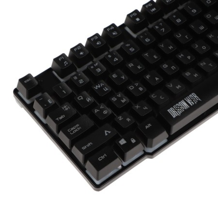 Kumo Unicorn K01 keyboard, game, wired, membrane, 104 keys, USB, subvy, black-2