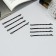 Invisibility for hair "Classic" (set of 20 pcs) relief, 6 cm, black