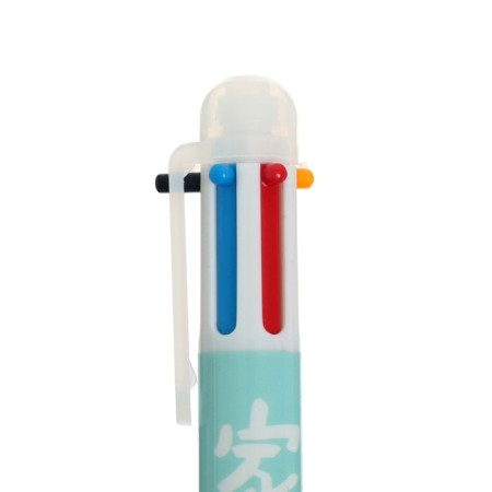 Ballic handle, automatic "hieroglyphs" 6 color, mix (barcode on a piece)-2