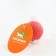 Toy "whole -lit ball" large, 5 cm, rubber, red
