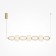 Squirrel Maytoni Mod267PL-L42G3K, LED, 42W, 110x17x322 cm, 7100lm, Color Gold