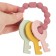 Silicone teether "keys", pink color, mum & baby