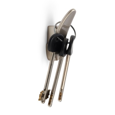 Furniture hook CAPPIO PLATE, one -rod, matte nickel color-1