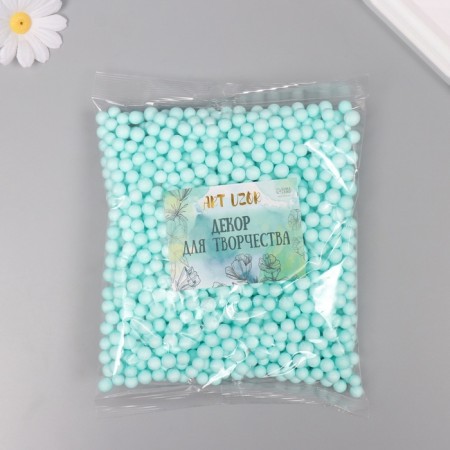 Decor for creativity Pimplast "Assorted balls" light-turquoise set 10 grams-2