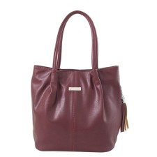 B2473 Bag bag, lightning department, burgundy color 32x30x13cm