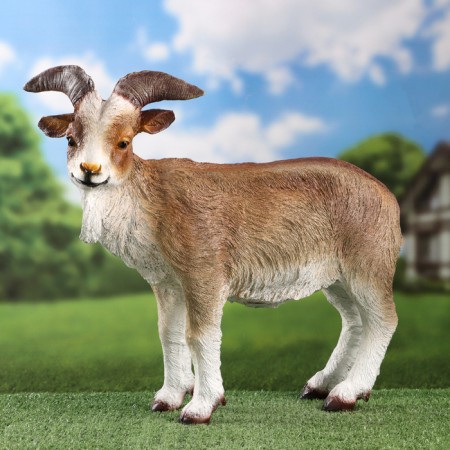 Garden figure "Horned goat" 49x18.5x42cm