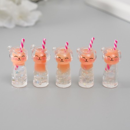 Acryl Suspension "Cocktail. Persian-Cat" glows in the dark 3.4x1.8x1.8 cm-1