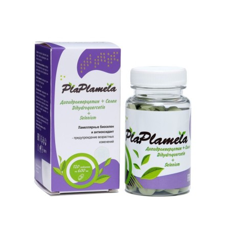 Dihydrocercetin + selenium PLAPLAMELA, 120 tablets of 600 mg
