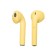 Wireless headphones Luazon i12, TWS, BT 5.0, 35/300 mAh, sensor, matte, yellow