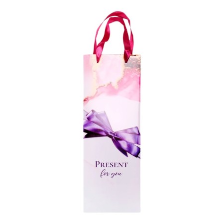 Package laminated for a bottle "Bow", 13 x 36 x 10 cm-3