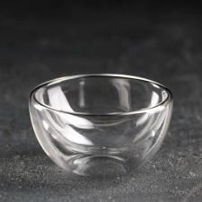 Glass Pian for a tea ceremony with double walls Magistro 