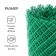 Garden grid, 1.5 × 25 m, cell 55 × 55 mm, plastic, green, Greengo