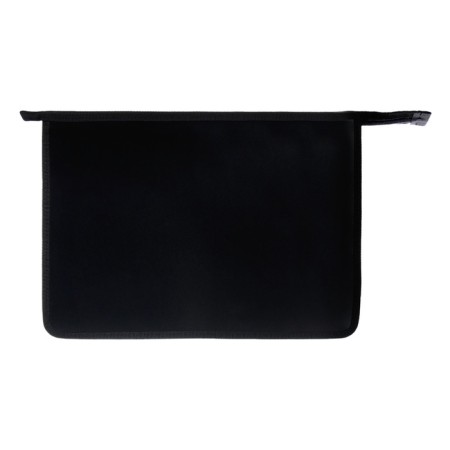 Plastic folder A4, 340 x 245 x 40 mm, lightning from above, plastic, calligrata top, black/fuchsia-2