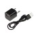 Water pump AEL DP-MW700, electric, 1.2 l/min, 1200 am, from USB, black and white