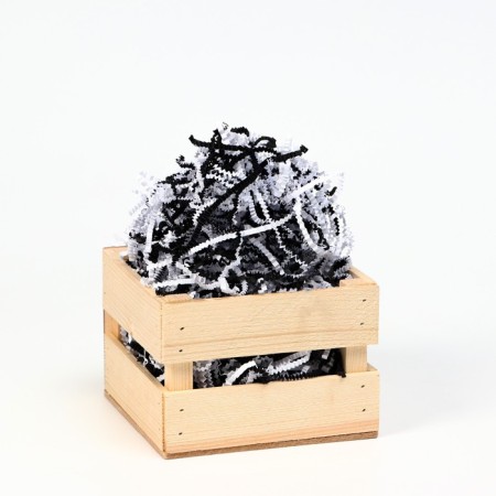 Filler Paper "Yin Yan", mix, white-black, 1000 g-2