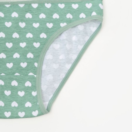 Cowards female slips, green color, rr 44-46-1