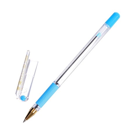 Ballic handle munhwa mc gold, node 0.5 mm, rubber flu, blue ink blue-4