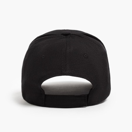 Cap with symbols Z, minku color black, size 58-6