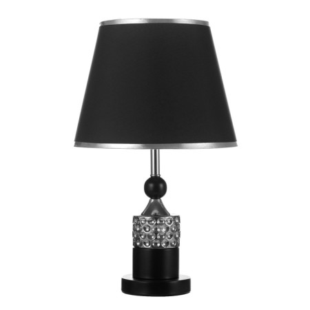 Blacksmane table lamp "Jasmine" E27 40W Black-Chromovy 28x28x45.5 cm-5