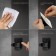 Holder for shower watering can Zein Z121, self -adhesive, adjustable, black