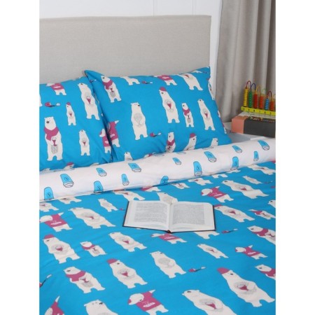 Bed linen 1.5 joint venture "Bears Copeman", size 150x215 cm, 145x210 cm, 50x70 cm-1
